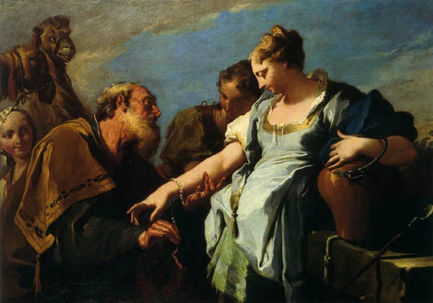 Elia og Rakel - Giovanni Battista Pittoni