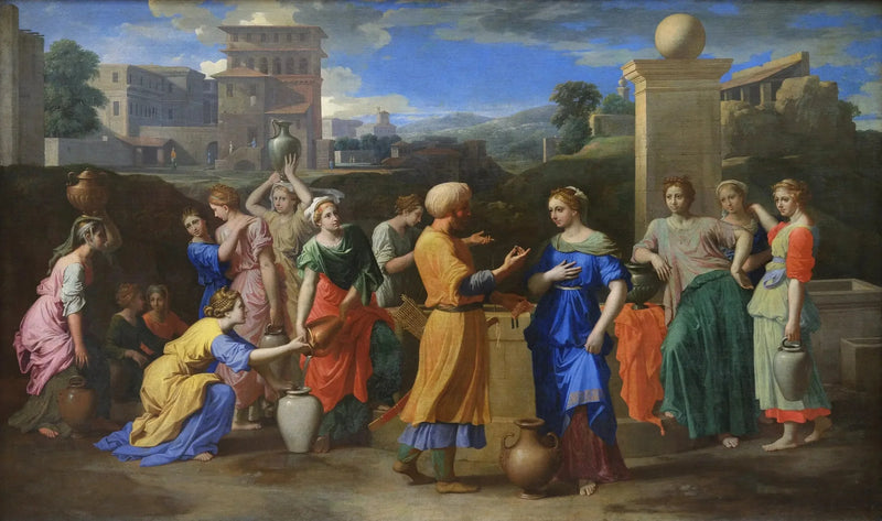 Eliezer og Rebecca - Nicolas Poussin