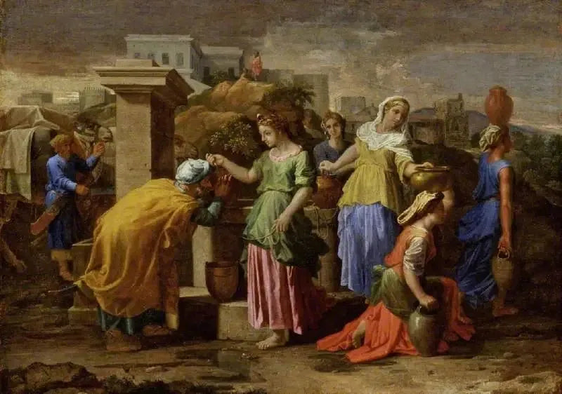 Eliezer og Rebecca - Nicolas Poussin