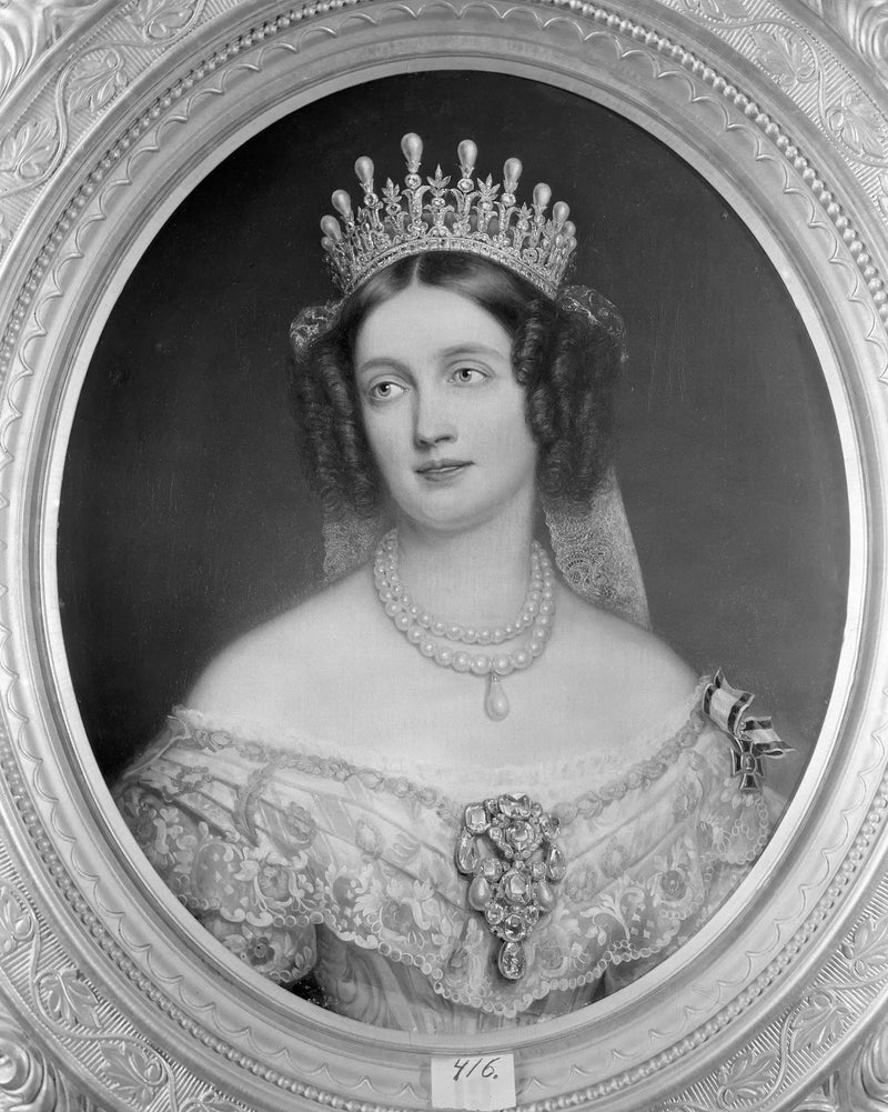 Elisabet (1801-1873), mor av Preussen, prinsesse av Bayern, grunnlegger av kong Fredrik Vilhelm IV - Joseph Karl Stieler