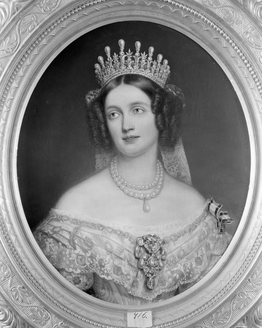 Elisabet (1801-1873), mor av Preussen, prinsesse av Bayern, grunnlegger av kong Fredrik Vilhelm IV - Joseph Karl Stieler