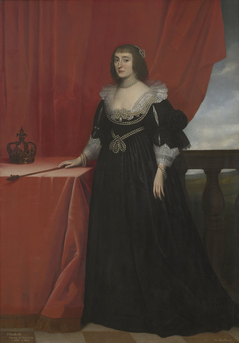 Elisabeth, dronning av Böhmen (1596–1662), « vinterdronningen » - Gerrit van Honthorst