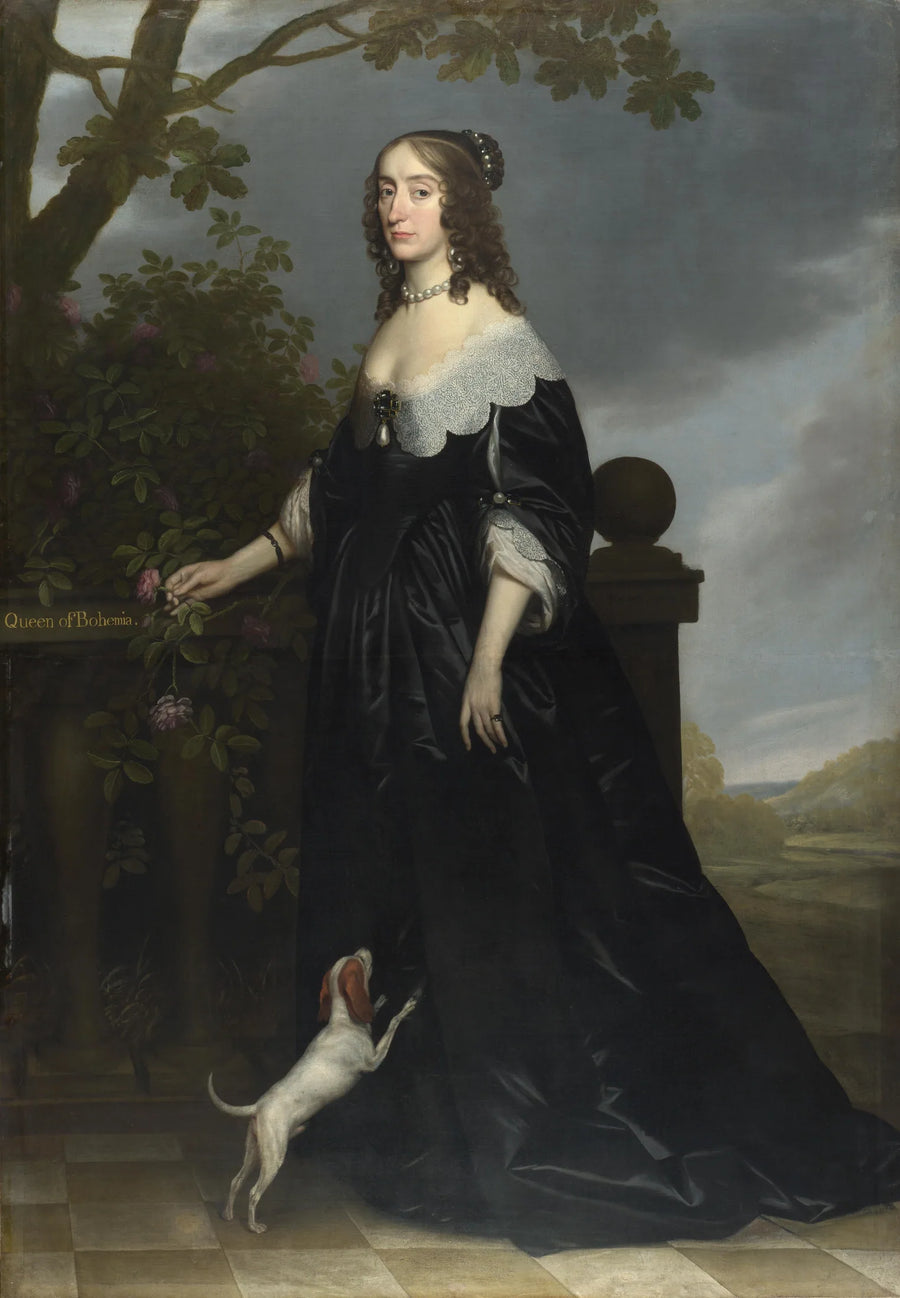 Elisabeth Stuart, dronning av Böhmen - Gerrit van Honthorst