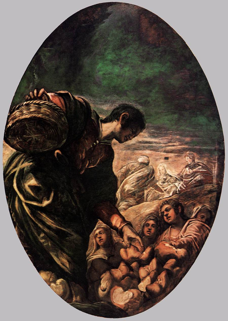Élisée som lider av flere smerter - Jacopo Tintoretto