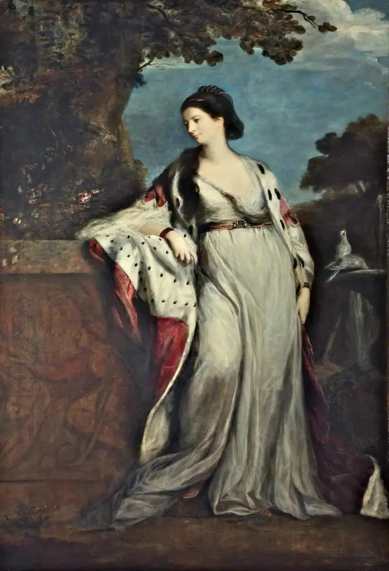 Elizabeth Gunning (1733–1790), hertuginne av Hamilton og Argyll - Joshua Reynolds