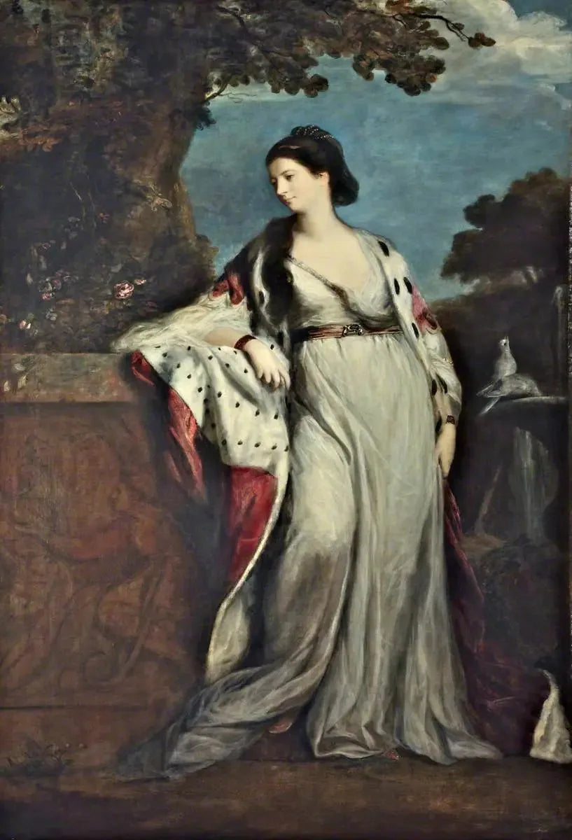 Elizabeth Gunning (1733–1790), hertuginne av Hamilton og Argyll - Joshua Reynolds