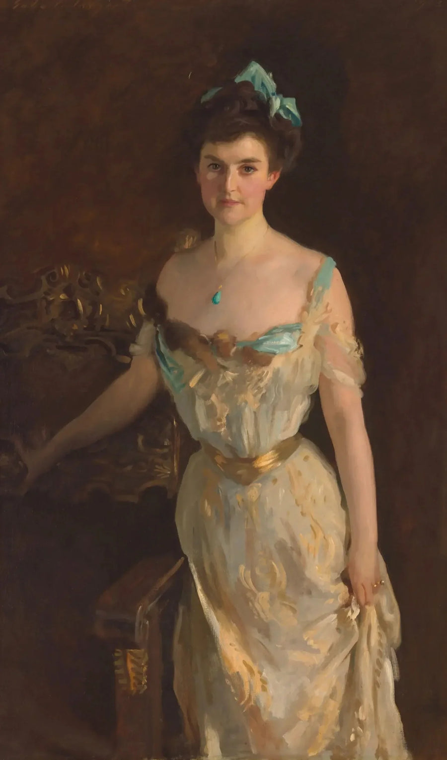 Ellen Sears Amory Anderson Curtis (1868-1952) (Fru Charles Pelham Curtis) - John Singer Sargent