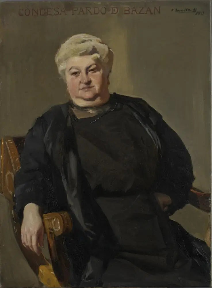 Emilia Pardo Bazán, Grevinne av Pardo Bazán - Joaquín Sorolla