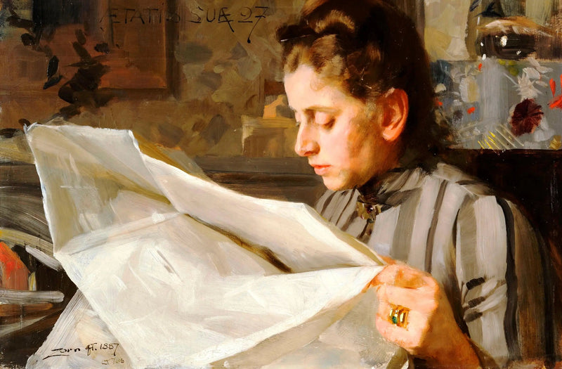 Emma Zorn lesende - Anders Zorn

Source:
Emma Zorn lisant - Anders Zorn