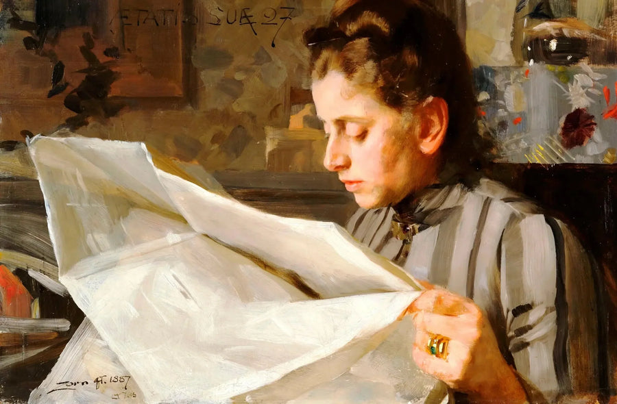 Emma Zorn lesende - Anders Zorn

Source:
Emma Zorn lisant - Anders Zorn