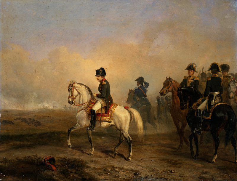 L'empereur Napoléon Ier et son état-major à cheval - Horace Vernet