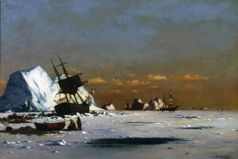 Venter på tining (hvalfangstscene i Arktis) - William Bradford

Source:
En attendant le dégel (scène de chasse à la baleine dans l'Arctique) - William Bradford