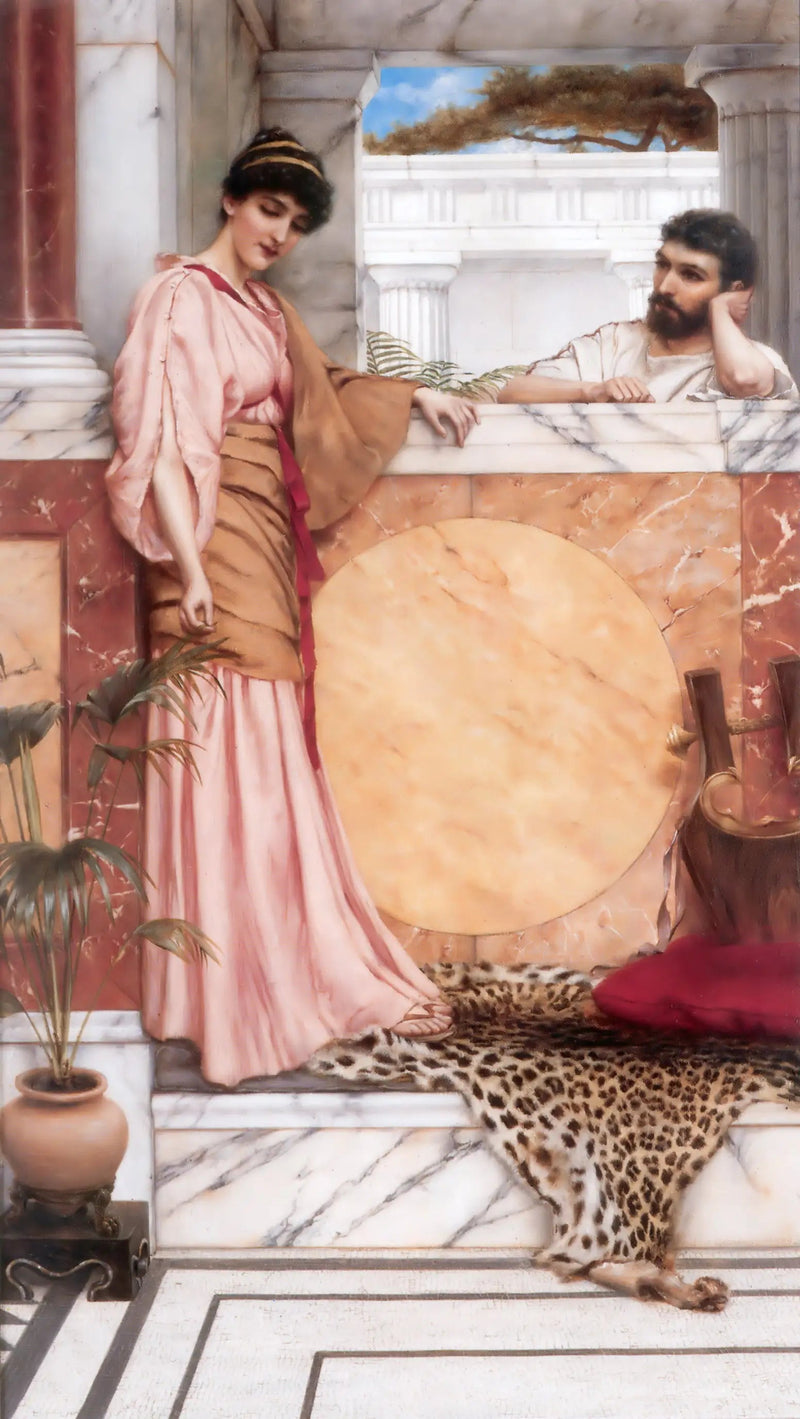 Venter på svar - John William Godward