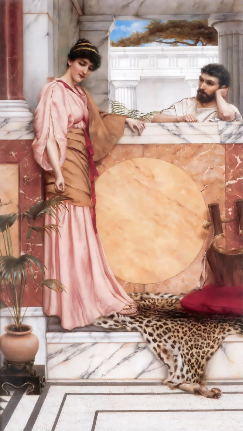 Venter på svar - John William Godward