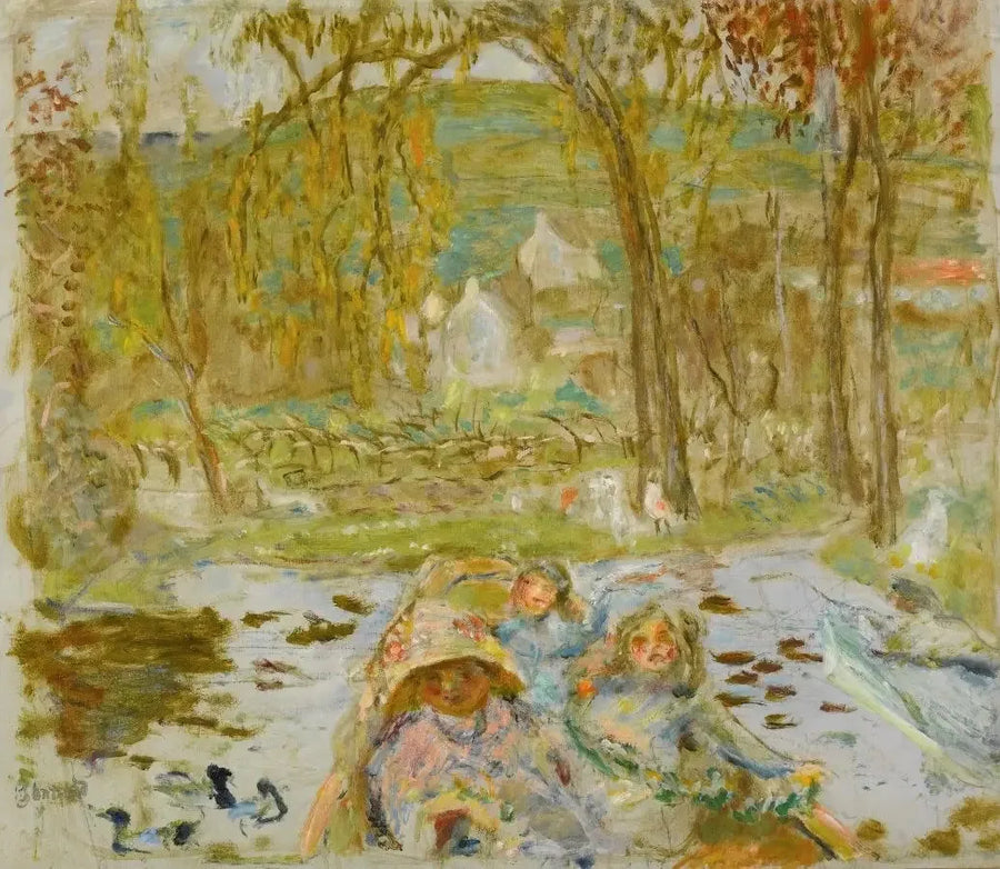 I båt - Pierre Bonnard