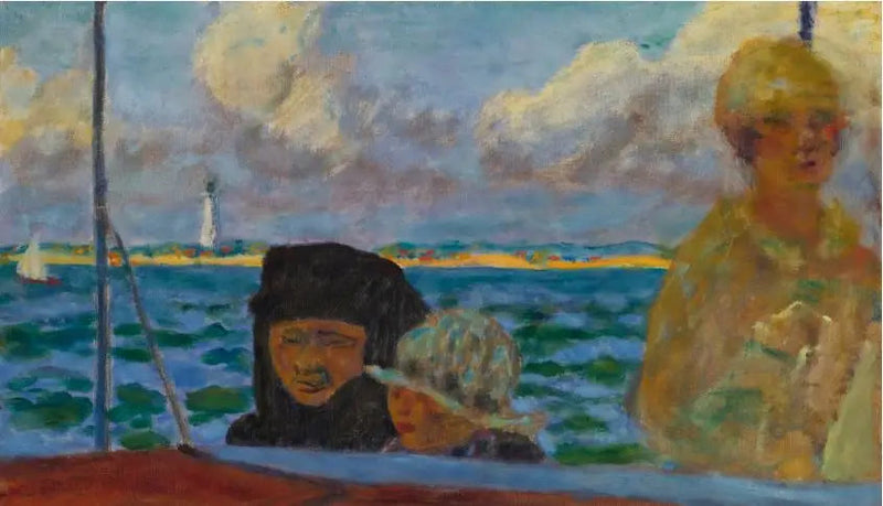 I BÅT. EN TUR PÅ HAVET - Pierre Bonnard