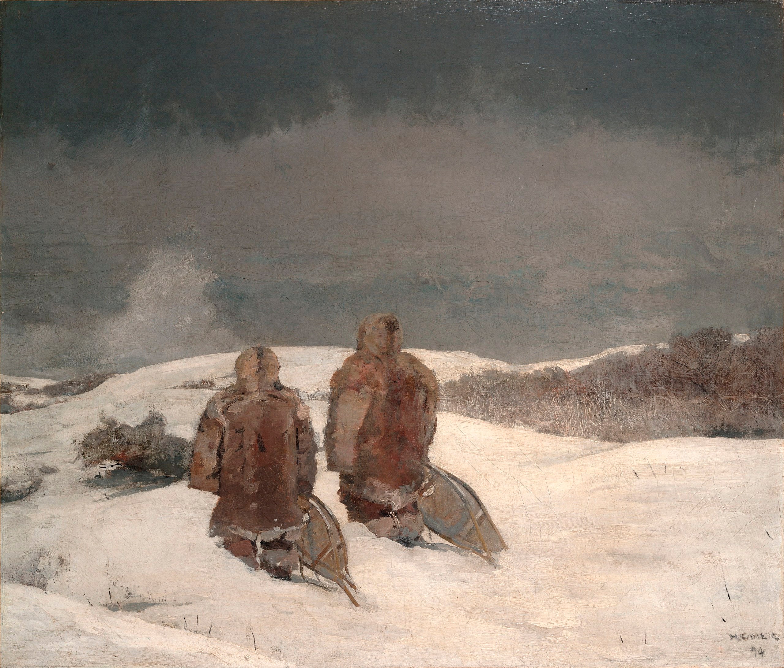 En dessous de zéro - Winslow Homer image 1 reproduction de peinture à l’huile