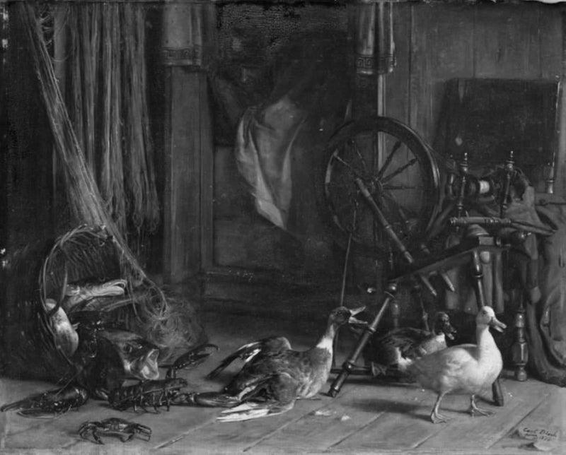 En forstyrret middagsnatt - Carl Heinrich Bloch