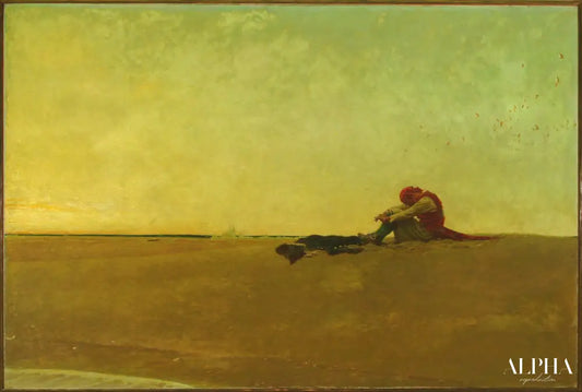 Marooned - Howard Pyle - Reproductions de tableaux et peintures haut de gamme