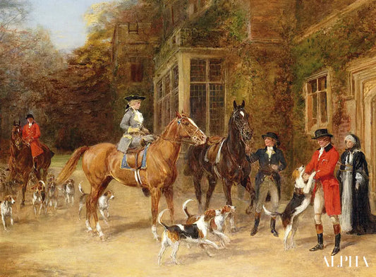 En route pour la chasse - Heywood Hardy - Reproductions de tableaux et peintures haut de gamme