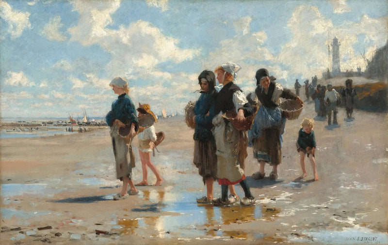 På vei til fiske - John Singer Sargent
