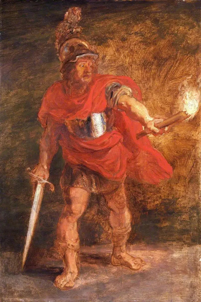 Æneas i underverdenen - Peter Paul Rubens