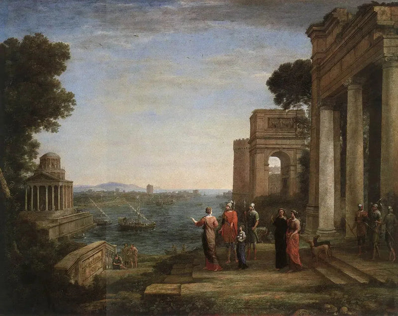 Æneas forlater Kartago - Claude Lorrain