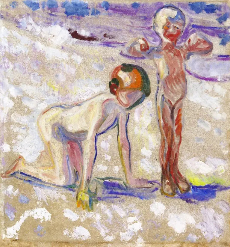 Reproduction du tableau « Enfance - Edvard Munch » par Alpha Reproduction en peinture à l’huile