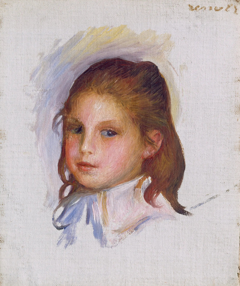 Barn med brunt hår - Pierre-Auguste Renoir
