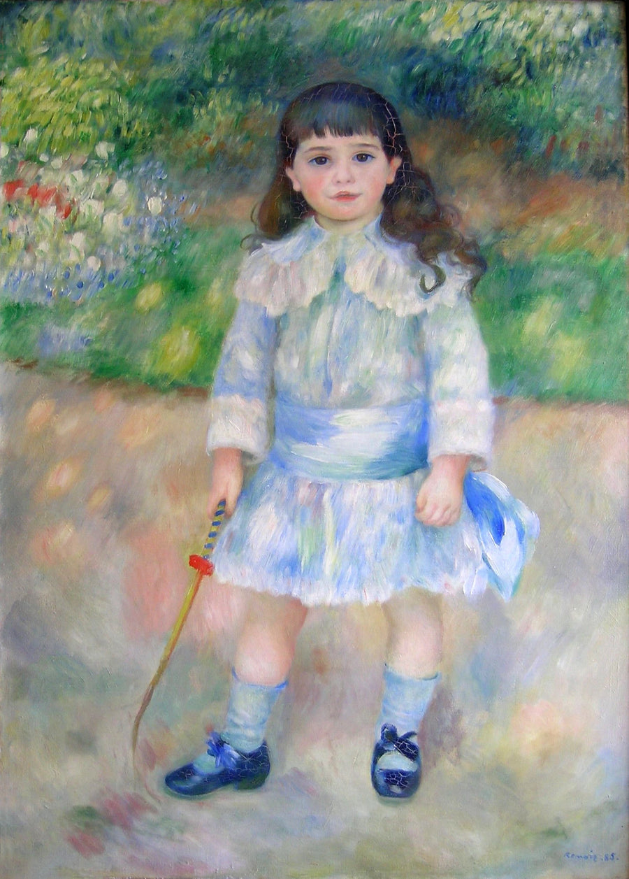 Gutt med en pisk - Pierre-Auguste Renoir