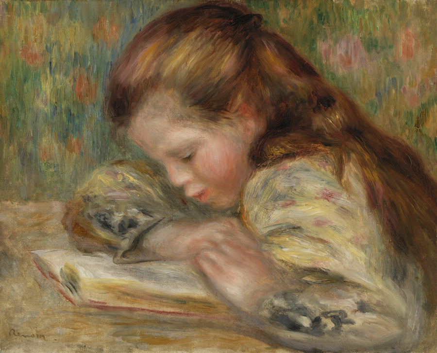 Barn som leser - Pierre-Auguste Renoir