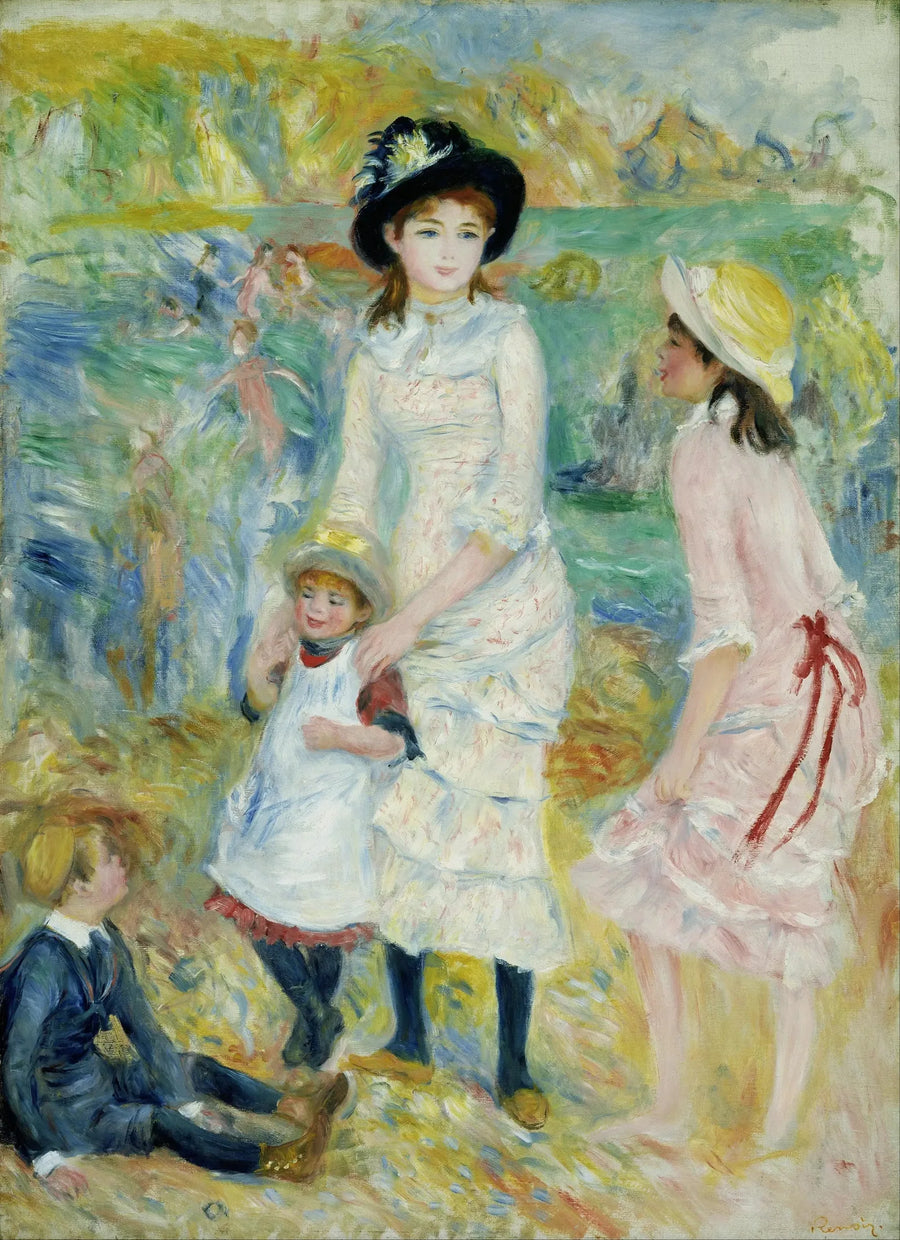 Barn ved havet, Guernsey - Pierre-Auguste Renoir