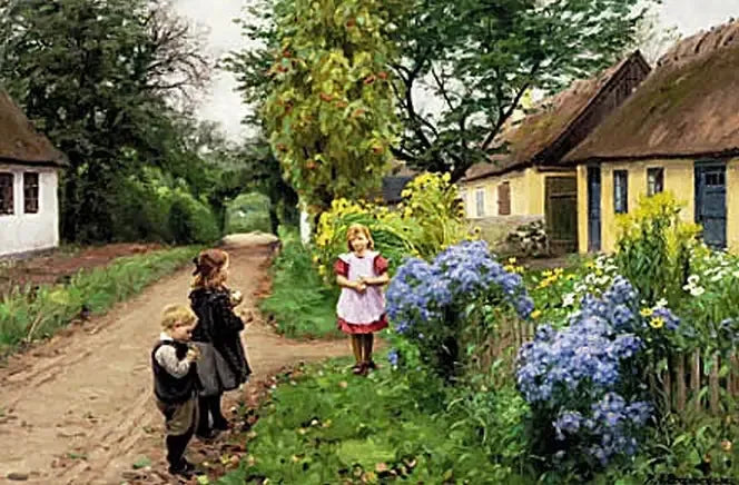 Barn på Kirkestien. Jyllinge. - H. A. Brendekilde

Source:
Enfants au Kirkestien. Jyllinge. - H. A. Brendekilde