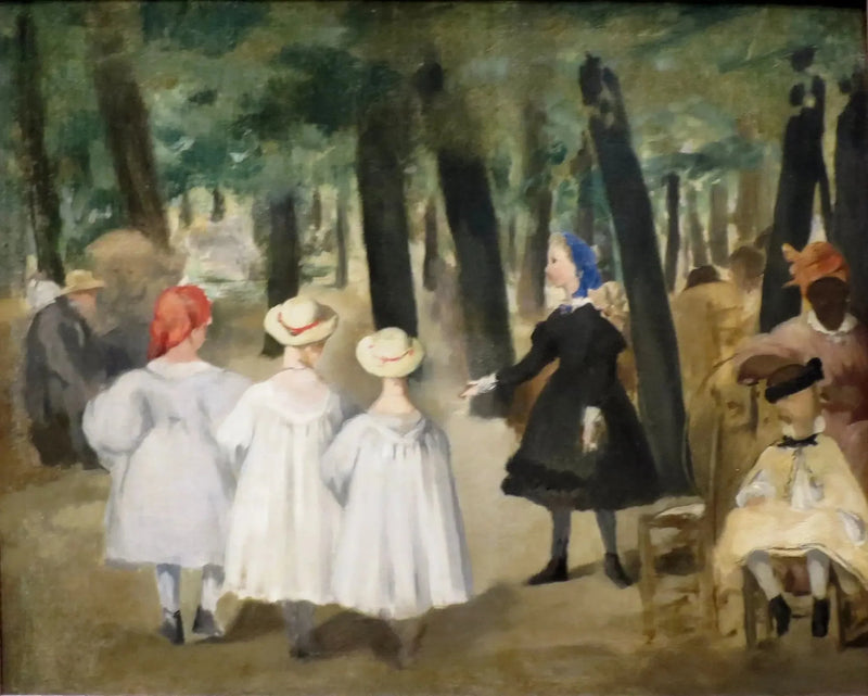 Barn i Tuileriene - Édouard Manet