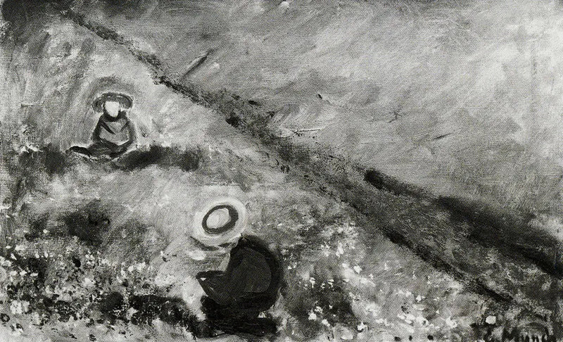 Barn i en blomstereng - Edvard Munch