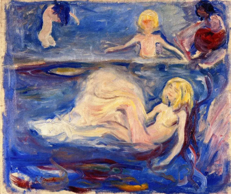 Barn som bader - Edvard Munch
