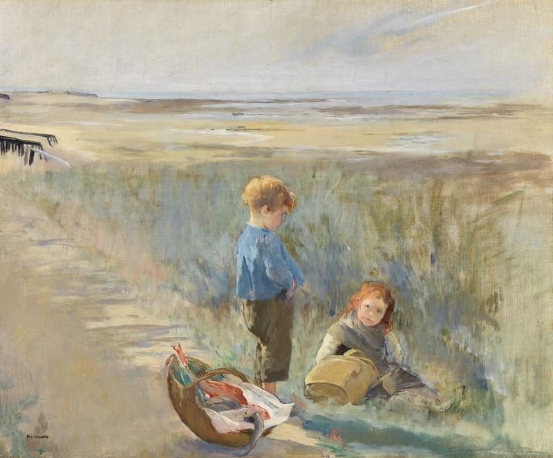 Barn på sanddynene, Grandcamp - Eva Gonzalès