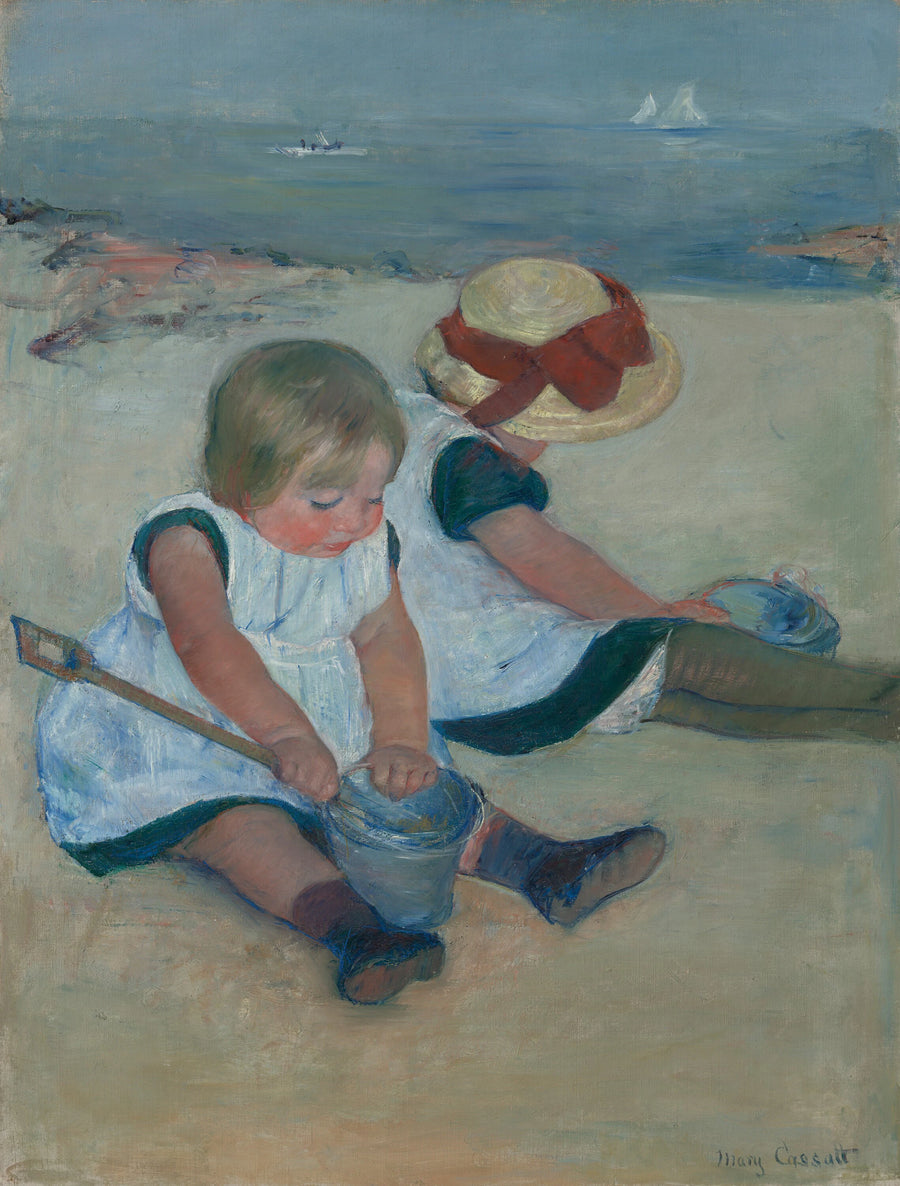 Enfants sur la plage - Mary Cassatt