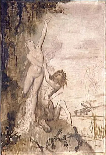 Fjerning av Dejanira - Gustave Moreau