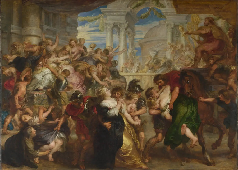Sabinernes bortføring - Peter Paul Rubens