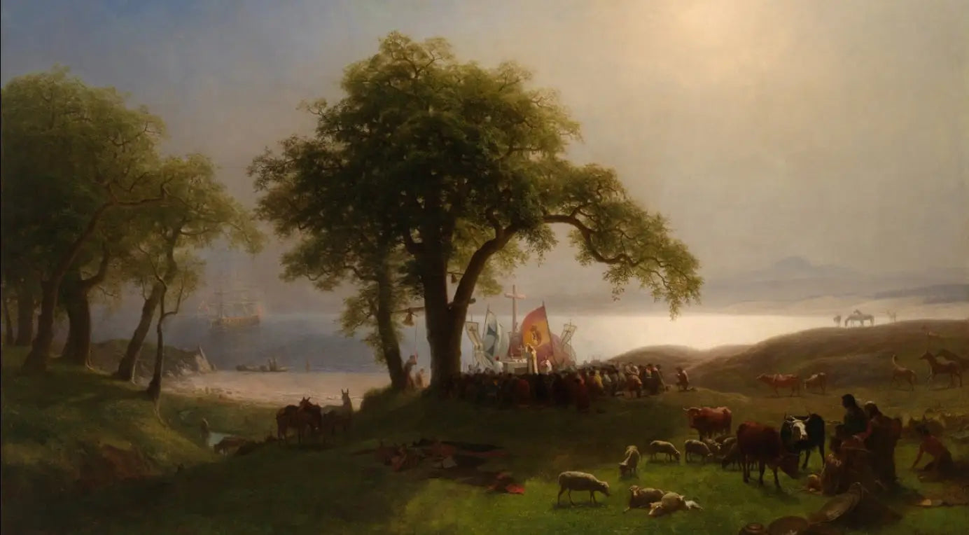 Entrée à Monterey - Albert Bierstadt - Alpha Reproduction