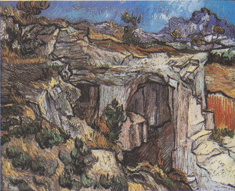 Inngang til en karriere nær Saint-Rémy - Vincent van Gogh