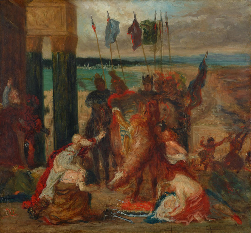 Korsfarernes inntog i Konstantinopel - Edgar Degas