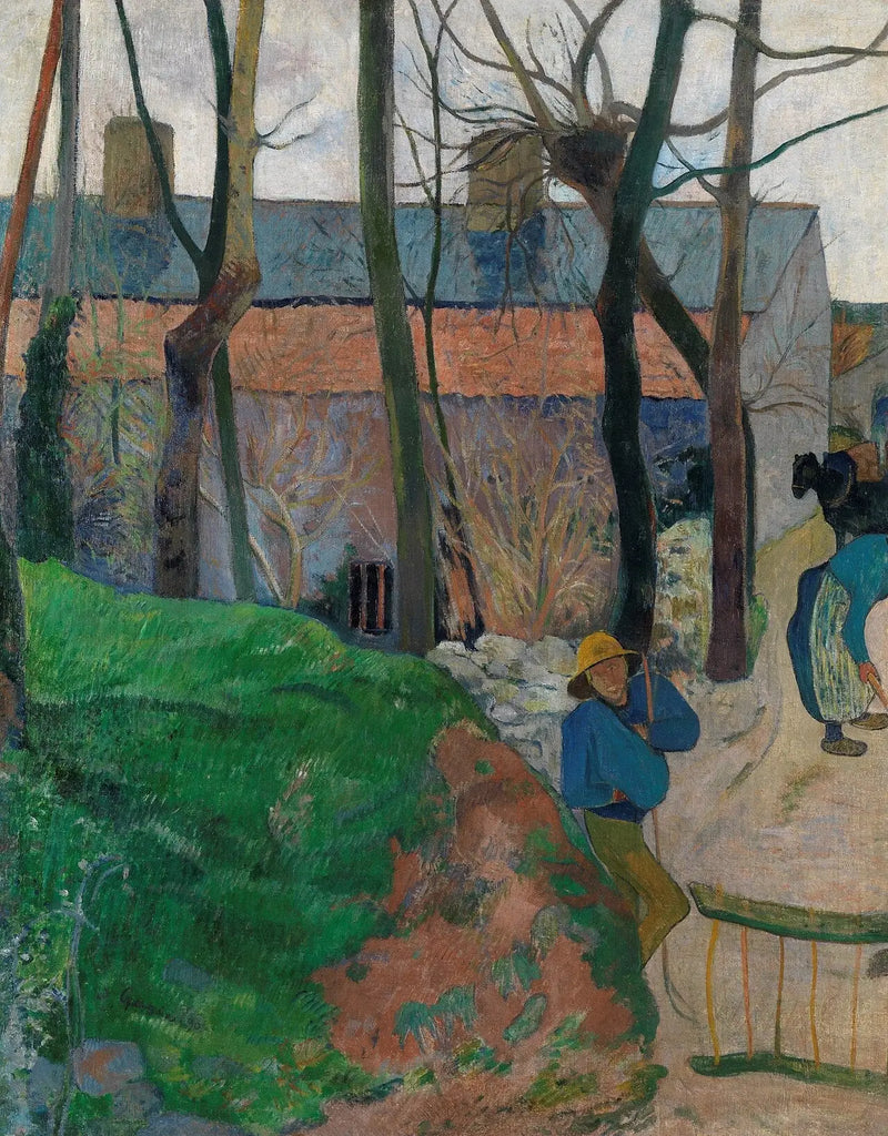 Gårdsinnkjørsel - Paul Gauguin