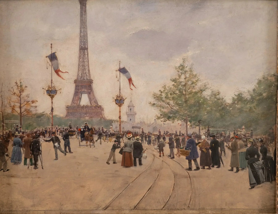Universell utstillingsinngang fra 1889 - Jean Béraud

Source:
Entrée de l'exposition universelle de 1889 - Jean Béraud