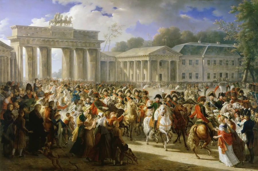 Napoléon I's inngang i Berlin, 27. oktober 1806 - Charles Meynier

Source:
Entrée de Napoléon Ier à Berlin, 27 octobre 1806 - Charles Meynier