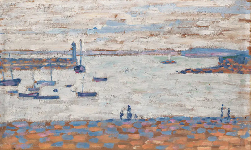 Havneinngang, Portrieux - Paul Signac