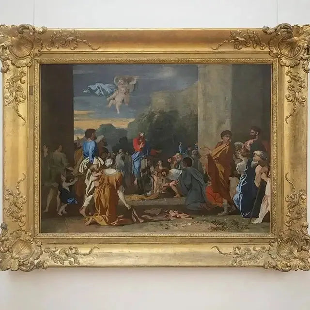 Inngangen til Kristus i Jerusalem - Nicolas Poussin