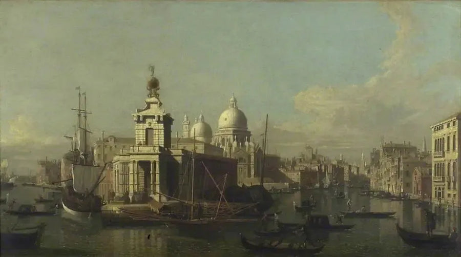 Entréen til Grand Canal, utsikt mot vest - Canaletto

Source:
Entrée du Grand Canal, vue vers l'ouest - Canaletto