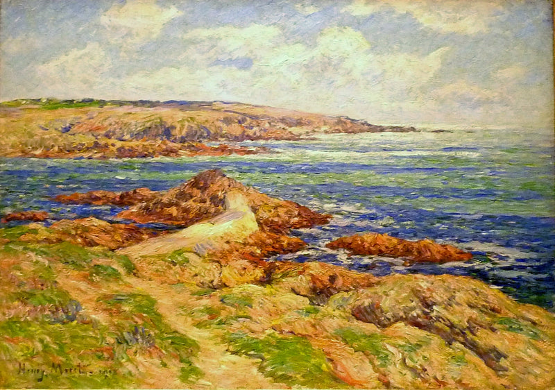 Inngangen til Doëlan havn - Henry Moret